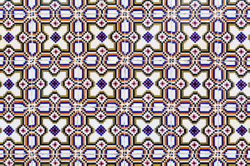 old azulejos - hand painted tiles from Lisbon