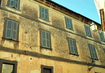 Hausfassade in Orvieto