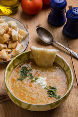 red lentil soup