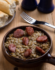green lentil stew