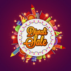 Diwali Sale Poster, Banner or Flyer Design.