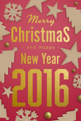 merry christmas and happy new year background
