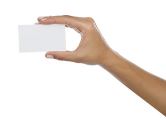 Fototapeta premium Blank ID Card Isolated 