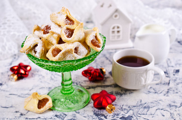 Homemade cookies  with jam