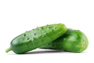 Cucumber isolated on white background