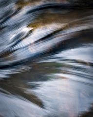 abstract autumn wave on the river