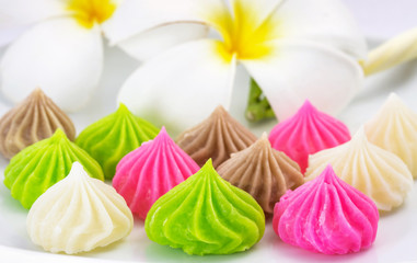 Aalaw(Thai dessert) Candy Colorful