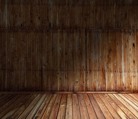 old wooden interior