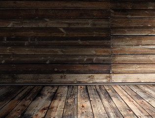 old wooden interior
