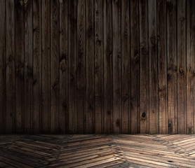 old wooden interior