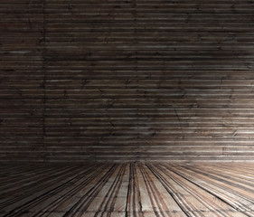 old wooden interior