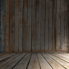 old wooden interior