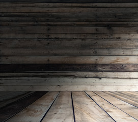 old wooden interior