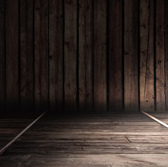 old wooden interior