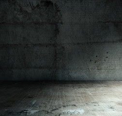 old grungy room