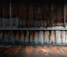 old wooden interior