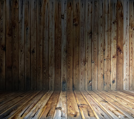 old wooden interior