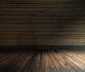 old wooden interior
