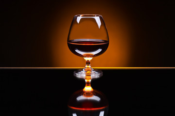 Snifter with brandy