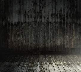old wooden interior