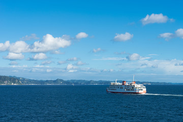 東京湾フェリーと房総半島