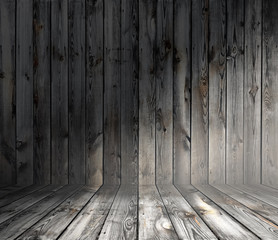 old wooden interior