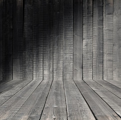 old wooden interior