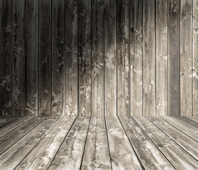 old wooden interior