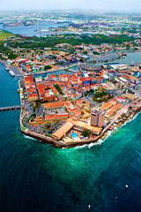 Willemstad Curacao - obrazy, fototapety, plakaty