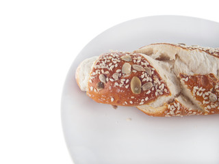 lye rod with pumpkin  seeds and sesame 