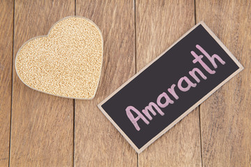 Healthy amaranth seeds - Heart