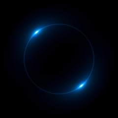 Abstract ring background with luminous swirling backdrop. Glowing spiral. The energy flow tunnel.
Shine round frame with light circles light effect. Glowing cover. Space for your message.