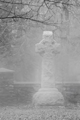 Foggy Cemetery