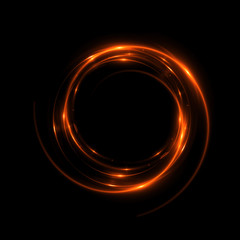 Abstract ring background with luminous swirling backdrop. Glowing spiral. The energy flow tunnel.
Shine round frame with light circles light effect. Glowing cover. Space for your message.