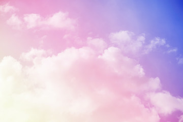 Fototapeta premium Fantastic sky and colorful clouds.
