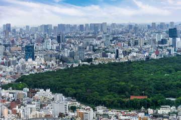 Obraz premium Cityscape of Tokyo City, Japan - Tokio jest najbardziej popularnym miastem świata
