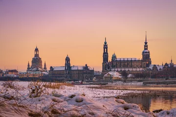 Dresden Sonnenuntergang im Winter © Objective Eye 