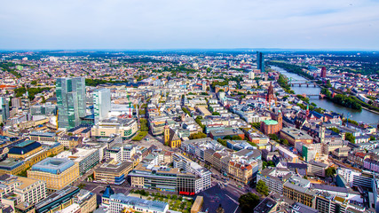 Fototapeta premium Cityscape of Frankfurt am Main, Germany