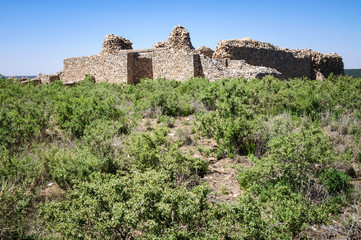 Fototapeta premium Gran Quivira Ruins at Salinas Pueblo Missions National Monument