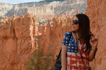 American woman - Canyon