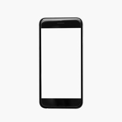 Cell phone on white background. Smartphone