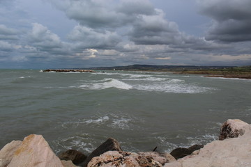 stormy sea