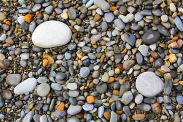 Sea stones background

