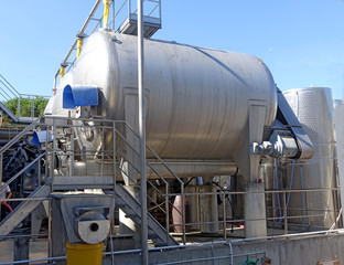 Naklejka premium citernes pour le vin