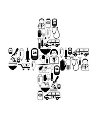 medical black icons