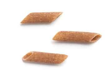 Wholemeal Pasta. Close-up on a Integral Penne