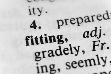 Obraz premium Fitting