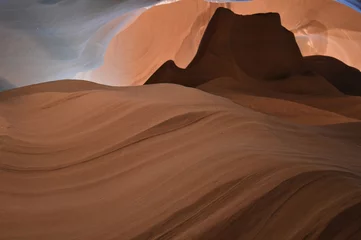 Tableaux ronds sur plexiglas Canyon antelope canyon