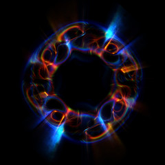 Abstract ring background with luminous swirling backdrop. Glowing spiral. The energy flow tunnel.
Shine round frame with light circles light effect. Glowing cover. Space for your message.