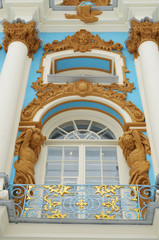 Obraz na płótnie Canvas Beautiful facade of the building.